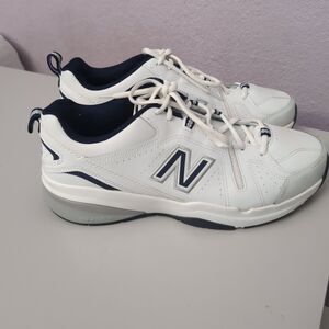 New Balance, 608 v5 Training Shoe Mens Size 11.5 MX608WN5 White/Navy New Balance